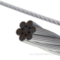 7x19 Dia.3 mm Cable de acero galvanizado